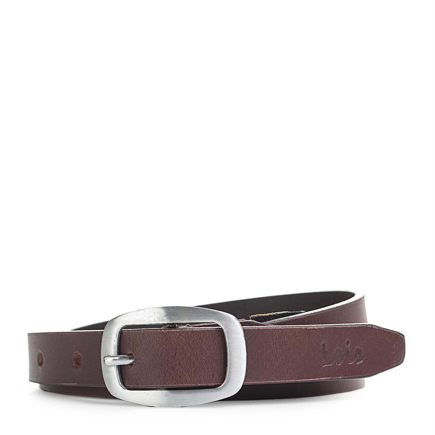 Cinturon Lois De Piel Marron 90