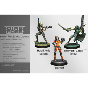 CORVUS BELLI 0447 MISSION PACK 5 VIRAL OUTBREAK WARGAME