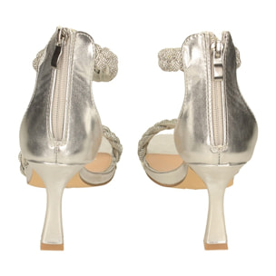 Sandali Donna Tata Italia Argentato