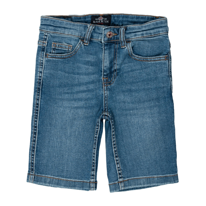 Bermuda denim Polo Club St Martin Blu