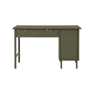 Bureau décor bois et métal 1 tiroir 1 porte ELLIE