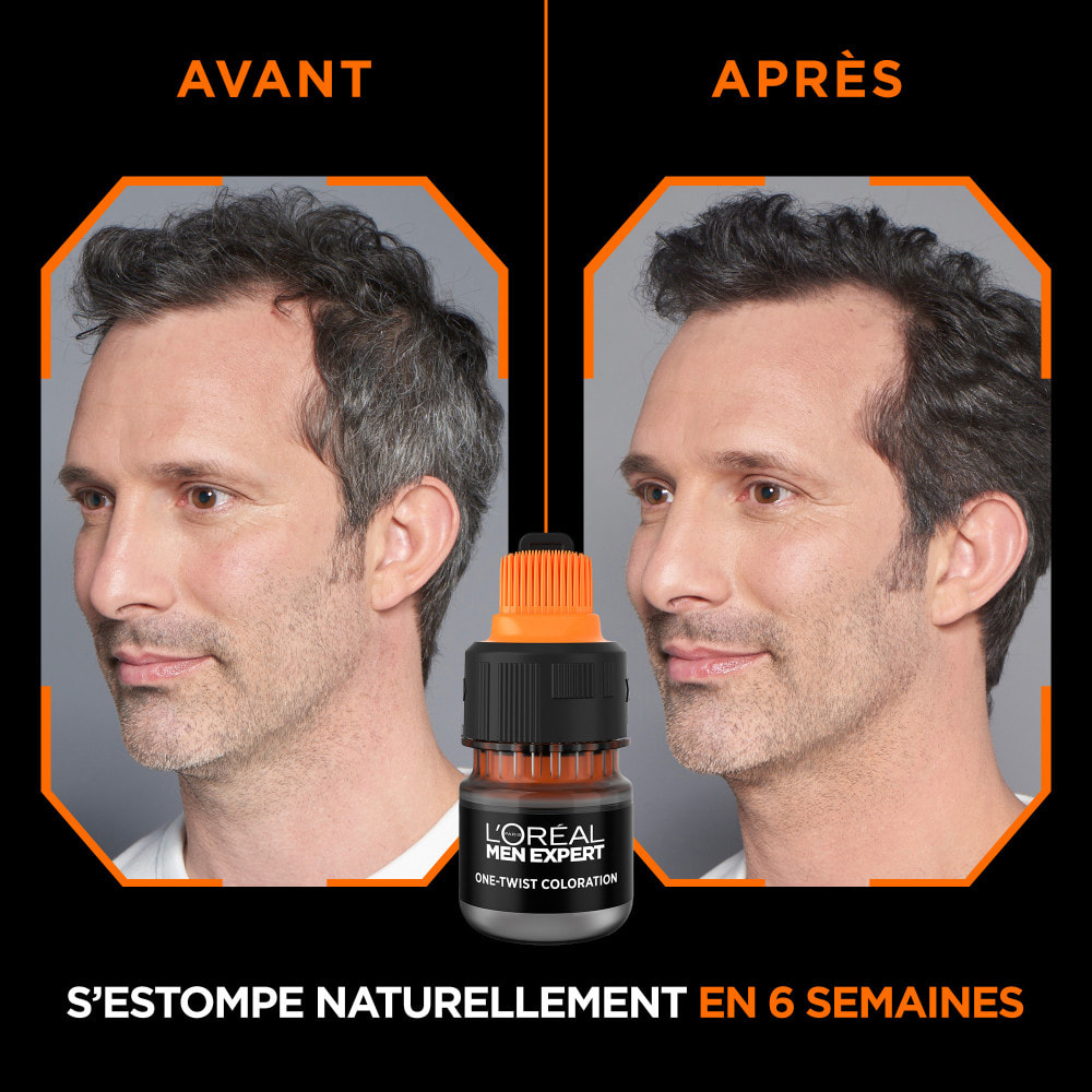 L'Oréal Paris Men Expert One-Twist coloration châtain naturel