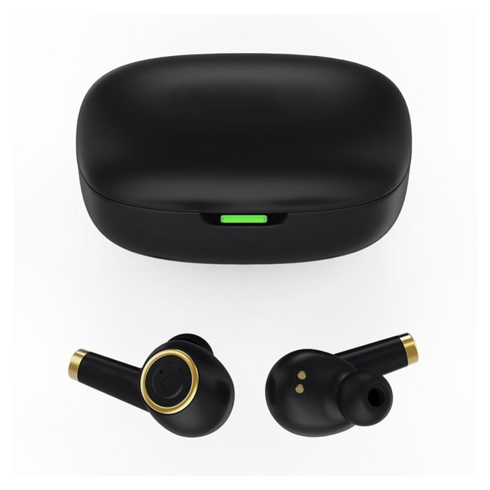 Ecouteurs intra-auriculaire étanches Bluetooth Noir