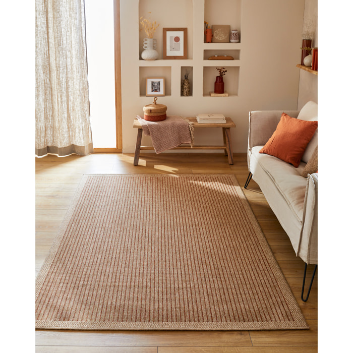 Tapis effet jute naturel