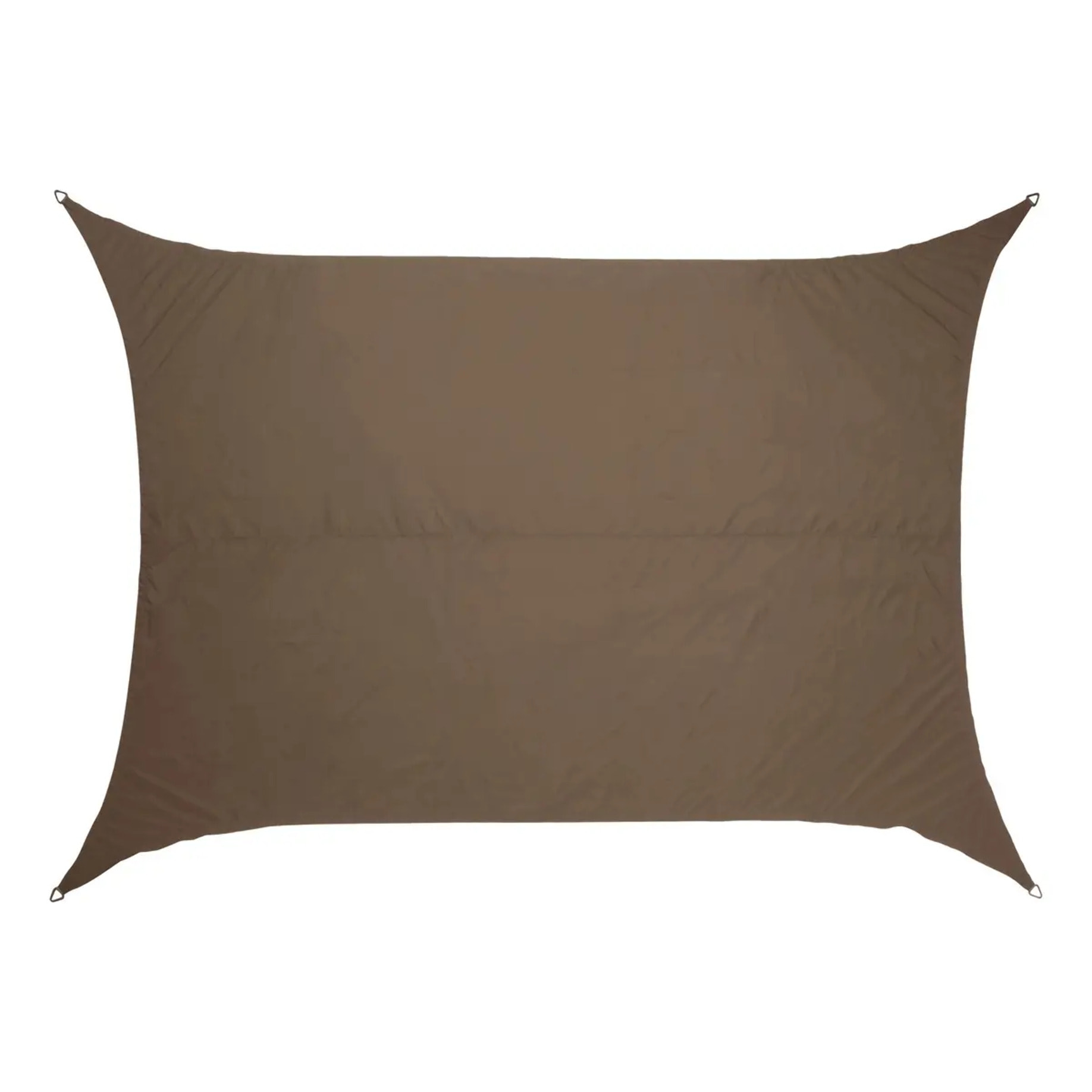 Voile d'ombrage Elyora 4x3m café