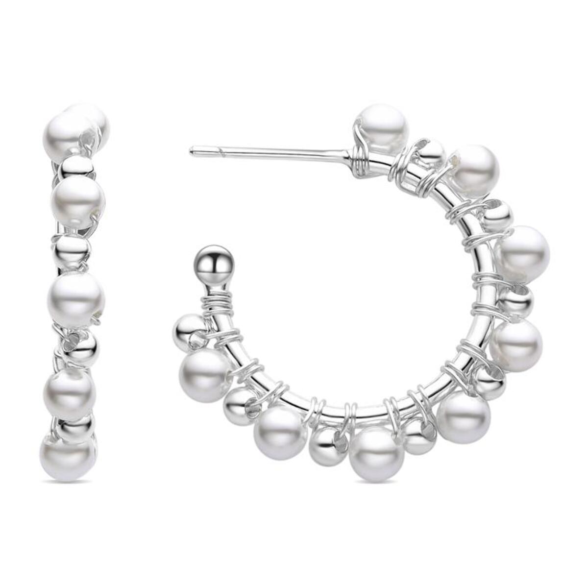 Pendientes Lux by Lux acabados plata