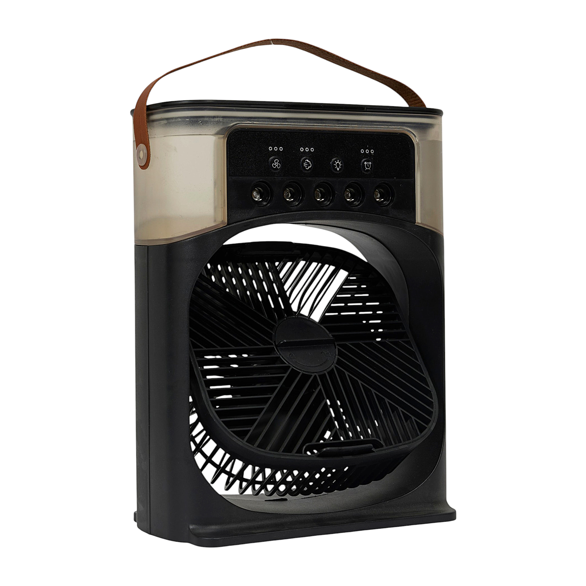 Ventilateur Brumisateur - JE CHERCHE UNE IDEE - LED Retro - Noir