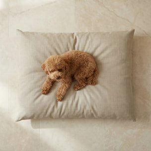 Housse antitaches pour lit pour animal Beige Moyen