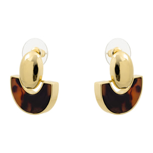 Pendientes Doomdur acabado oro amarillo 18k