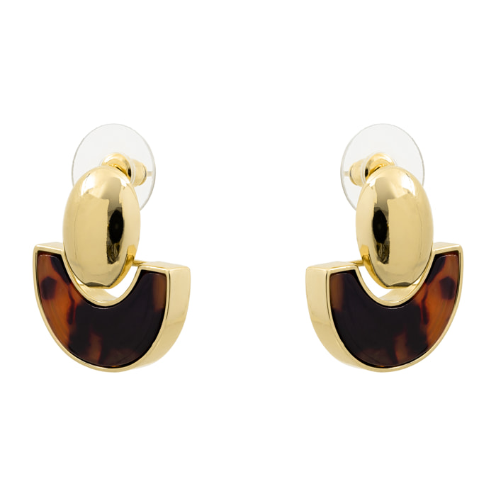 Pendientes Doomdur acabado oro amarillo 18k