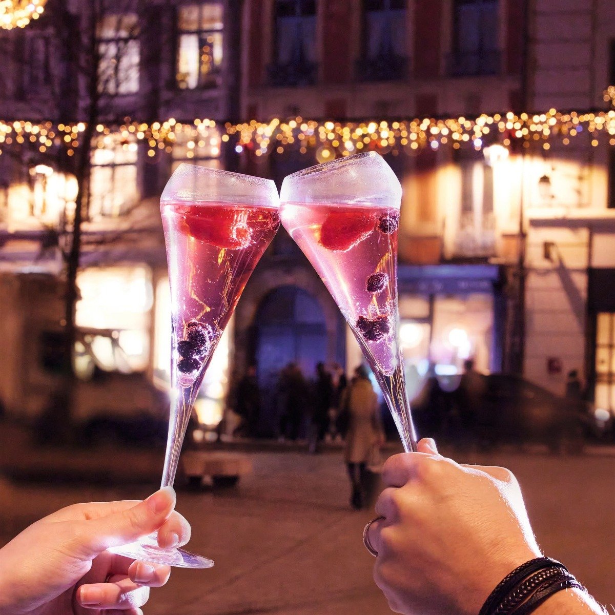 6 flûtes à Champagne 20 cl en cristallin