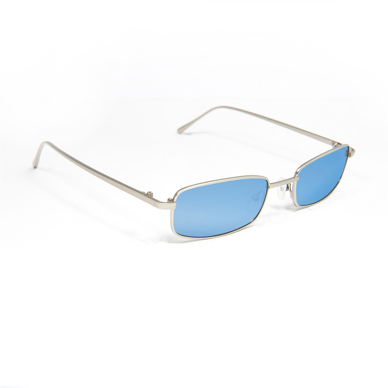 Gafas de sol OCEAN TRACY - Estructura de metal plateado con color azul claro transparente