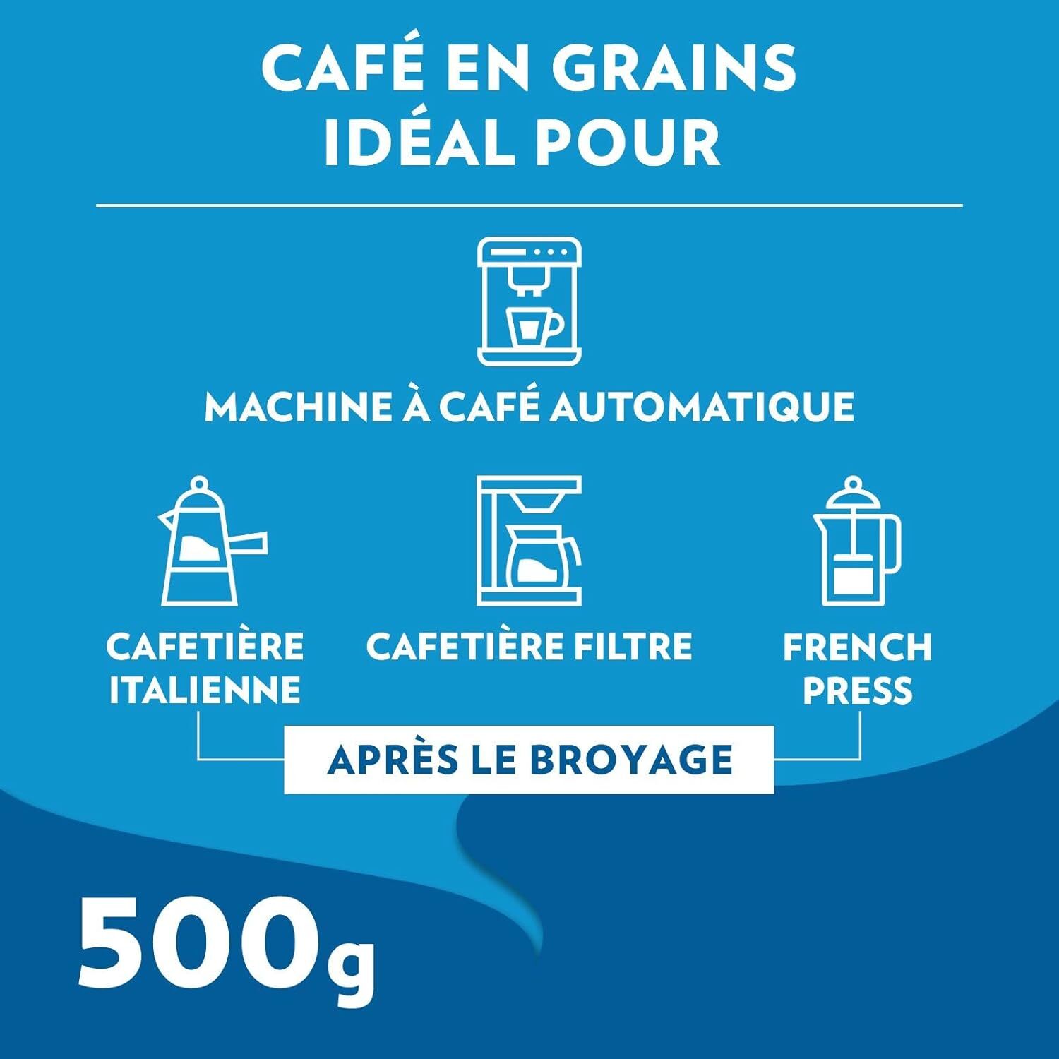 Grains decaf CLASSICO 500g