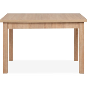 Table à manger extensible 6/8 places effet chêne - LOUCA
