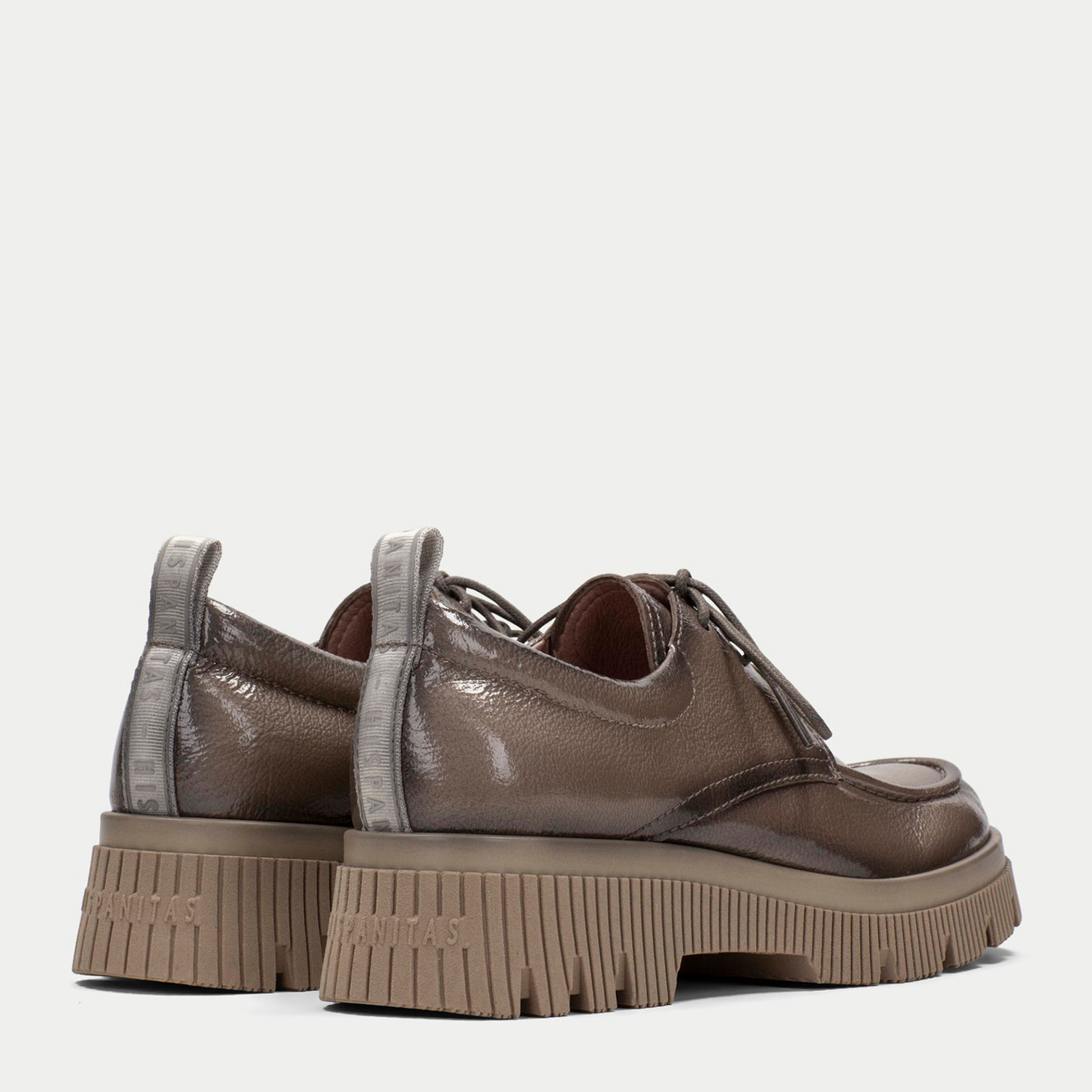 Derby Megan Taupe 4 cm