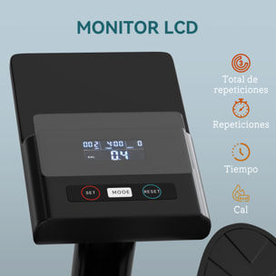 Máquina de Remo para Casa, 12 Niveles de Resistencia Hidráulica, Máquina de Remo con Pantalla LCD, para Entrenaminto de Fitness, en Hogar Gimnasio, Carga 130 kg, Negro