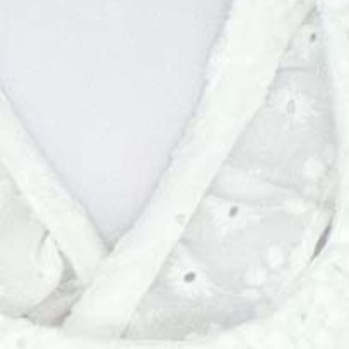 VESTIDO CON VOLANTE BLANCO