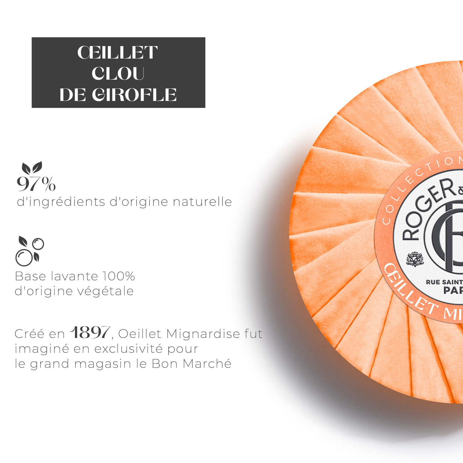 Œillet Mignardise - Savon Bienfaisant
