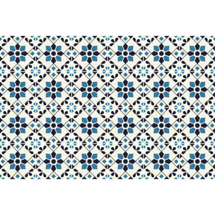 Stickers muraux - Sticker Mural Carrelage adhésif Cuisine Salle de Bain - 24 STICKERS CARRELAGES AZULEJOS ROSALINA