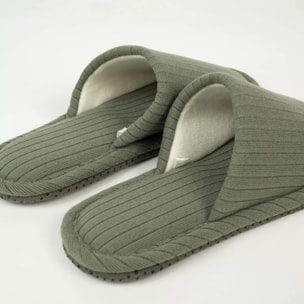 Zapatillas Canale Raya Ancha Verde Cacería