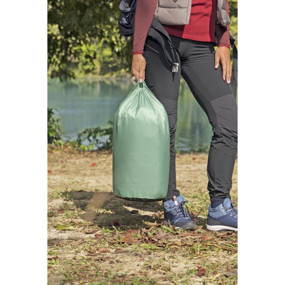 Bestway Matelas gonflable de trekking 2 places 203 x 142 x 15 cm avec gonfleur