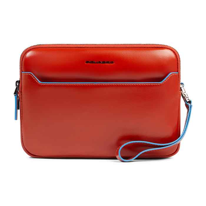 Piquadro Pochette uomo con chiusura a impronta digitale