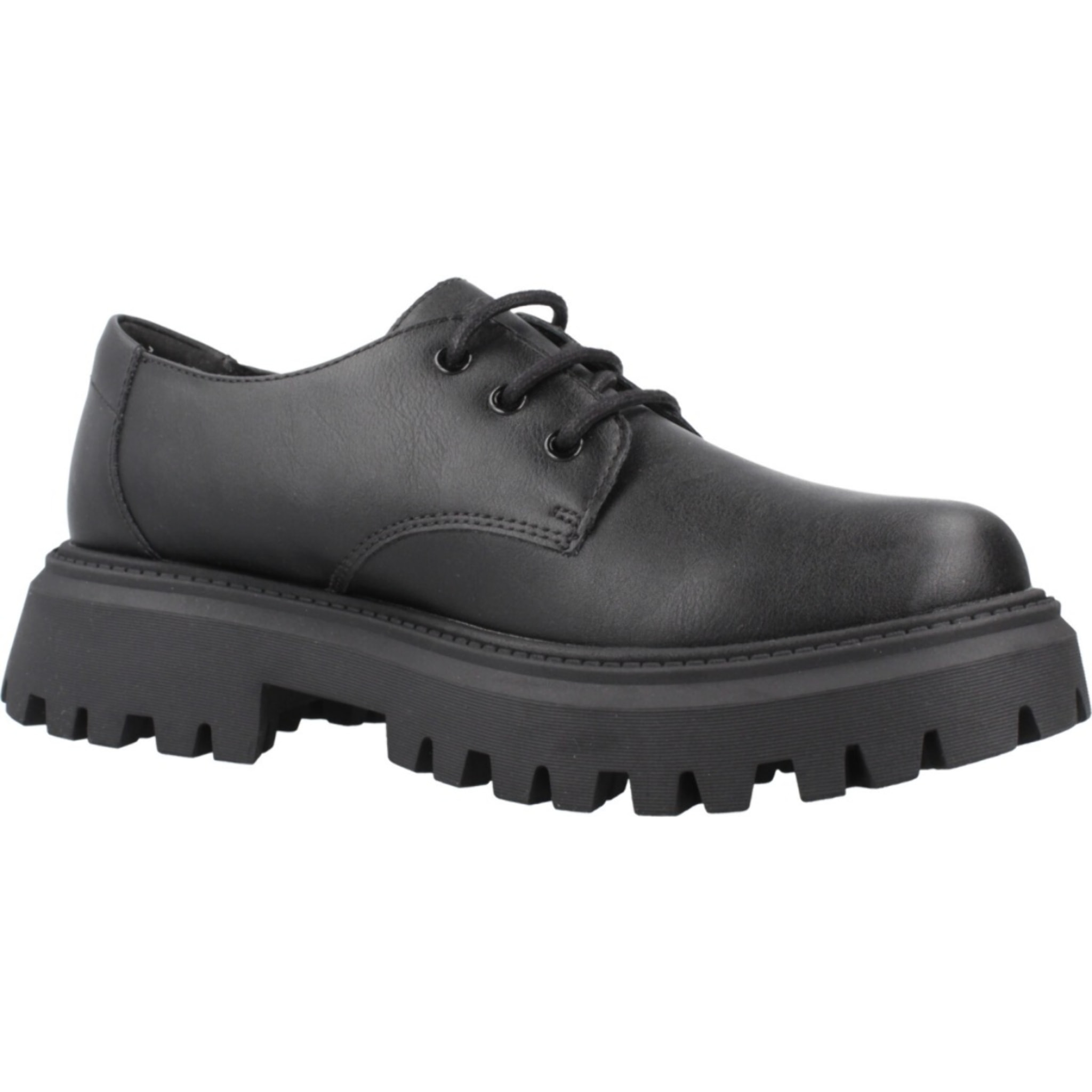 Zapatos Niño de la marca GEOX  modelo J MAQUINNENS GIRL NEGRO
