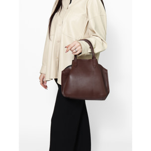 Borsa a mano da Donna Vincenza in Vera Pelle Made in Italy 20x30x15 cm