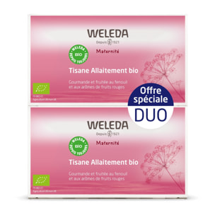 WELEDA - Duo Tisane Allaitement Bio Fruits rouges - 20x2 g