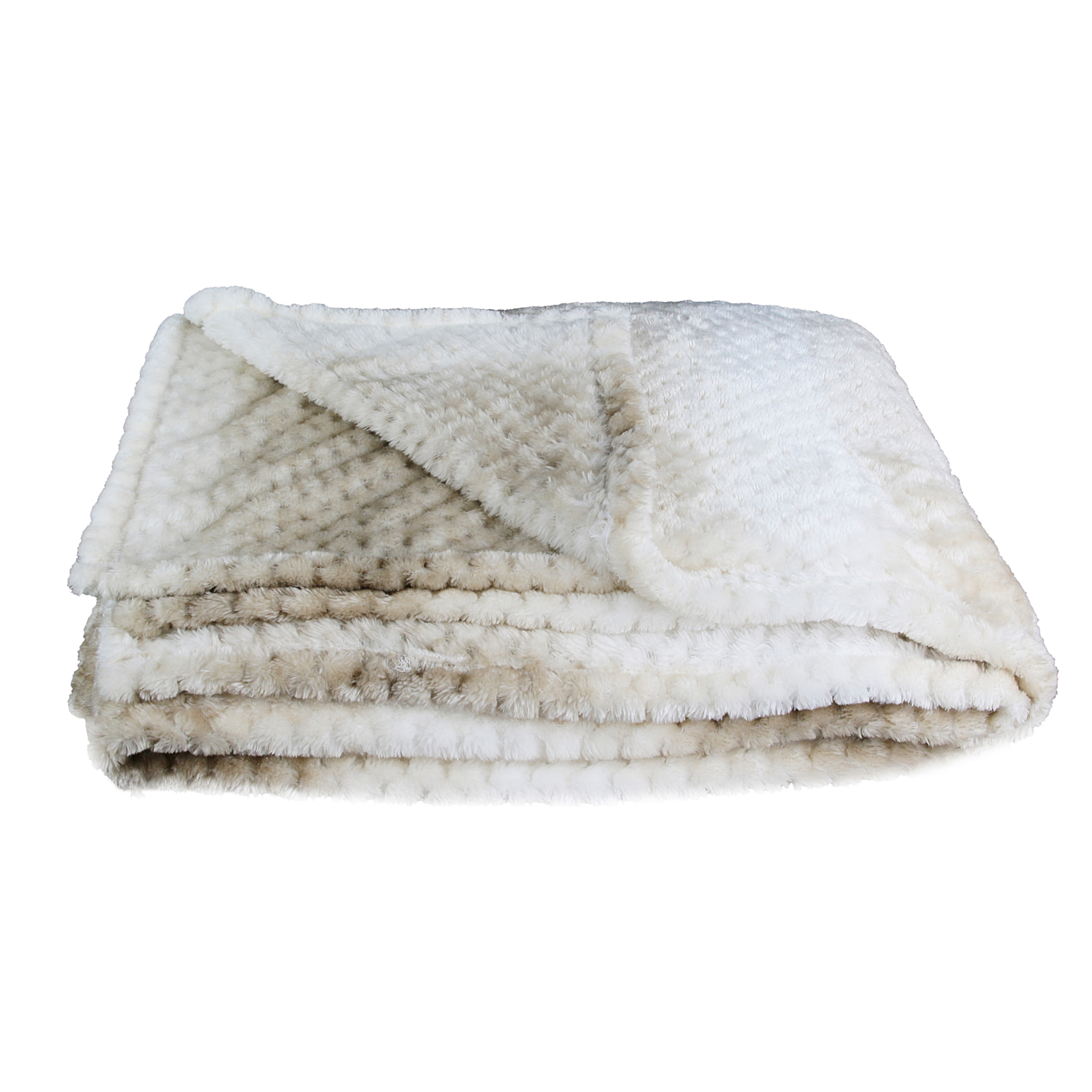 Plaid - HOME DECO FACTORY - Nid Abeille - Tie and Dye - Beige