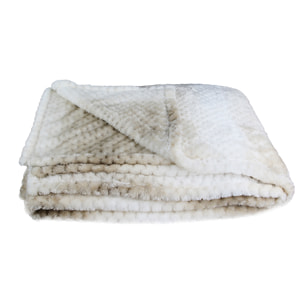 Plaid - HOME DECO FACTORY - Nid Abeille - Tie and Dye - Beige