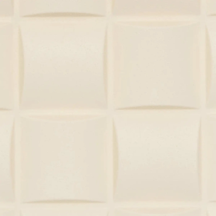 2 stickers muraux Oren carrés 30x30cm blanc