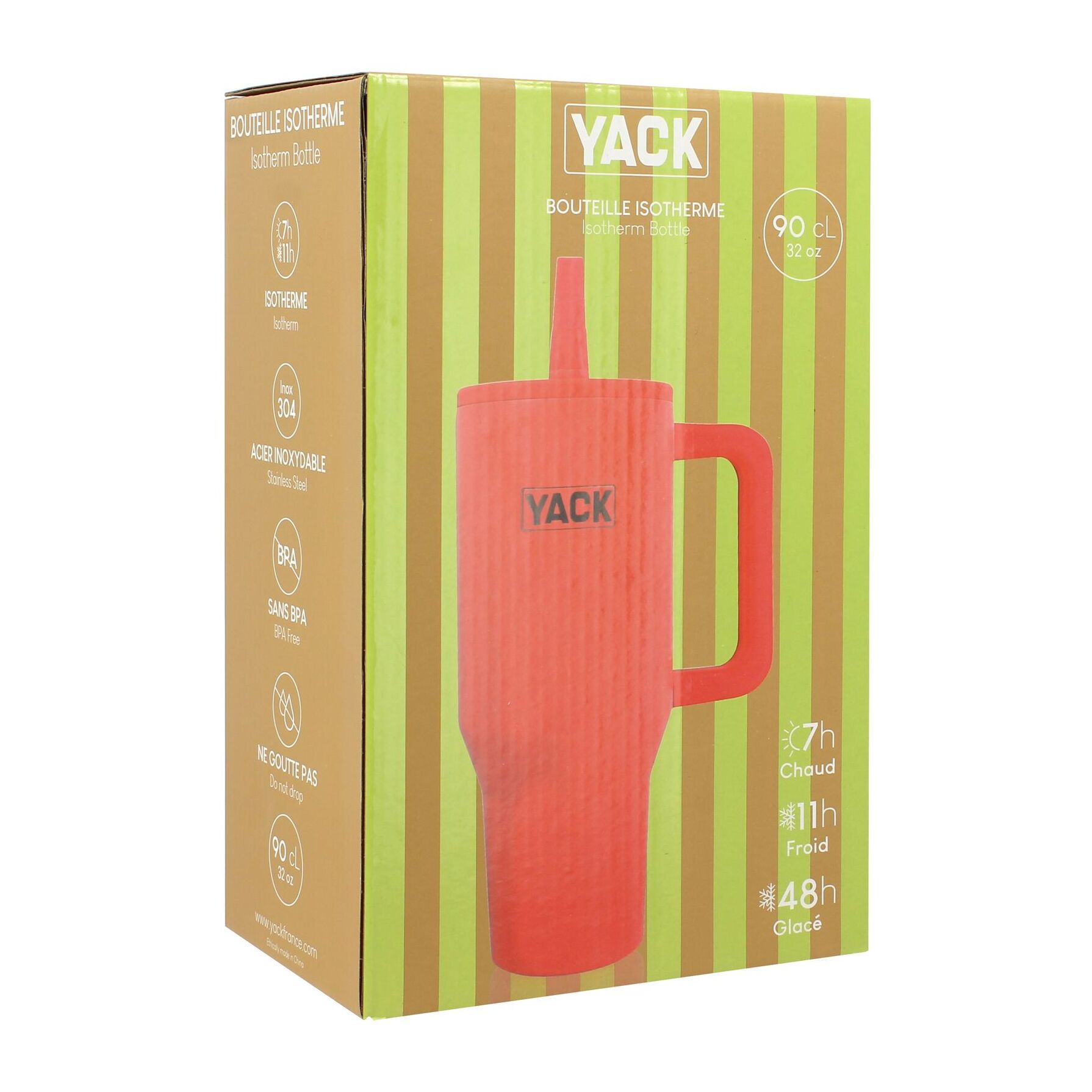 Gobelet isotherme rose 90cl