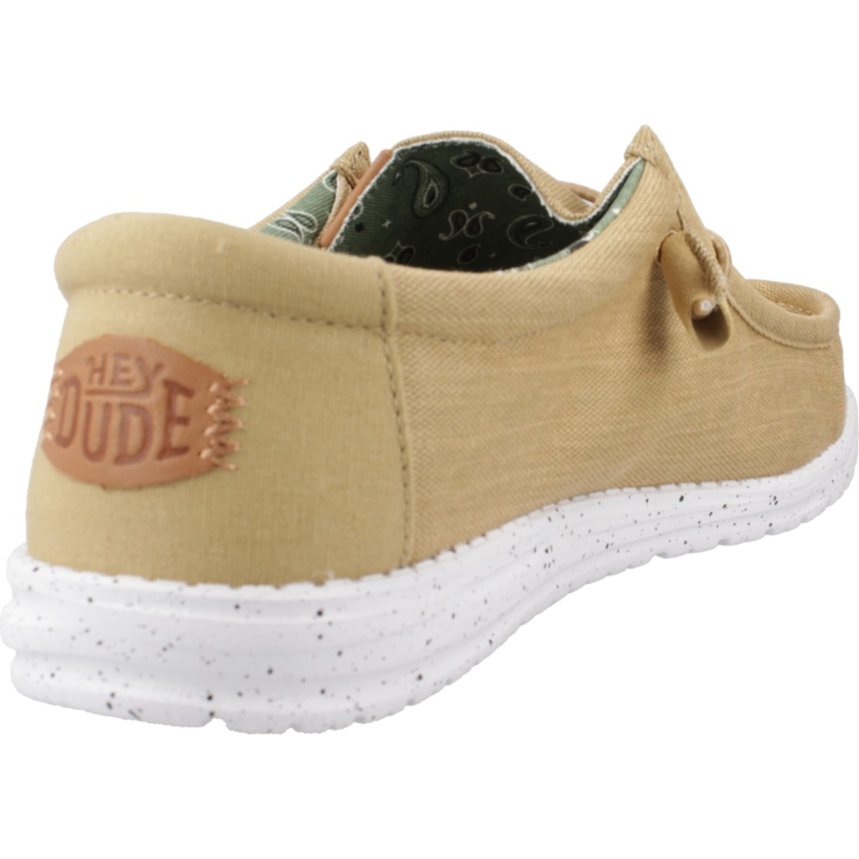 Informales Hombre de la marca HEY DUDE  modelo WALLY WASHED CANVAS Yellow