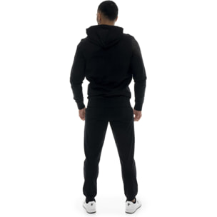 Tuta da uomo in cotone non garzato con cappuccio Leone Boxing legend