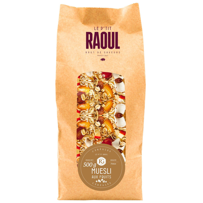 4 x Muesli aux Fruits BIO - 4x500g - France - Raoul Gey