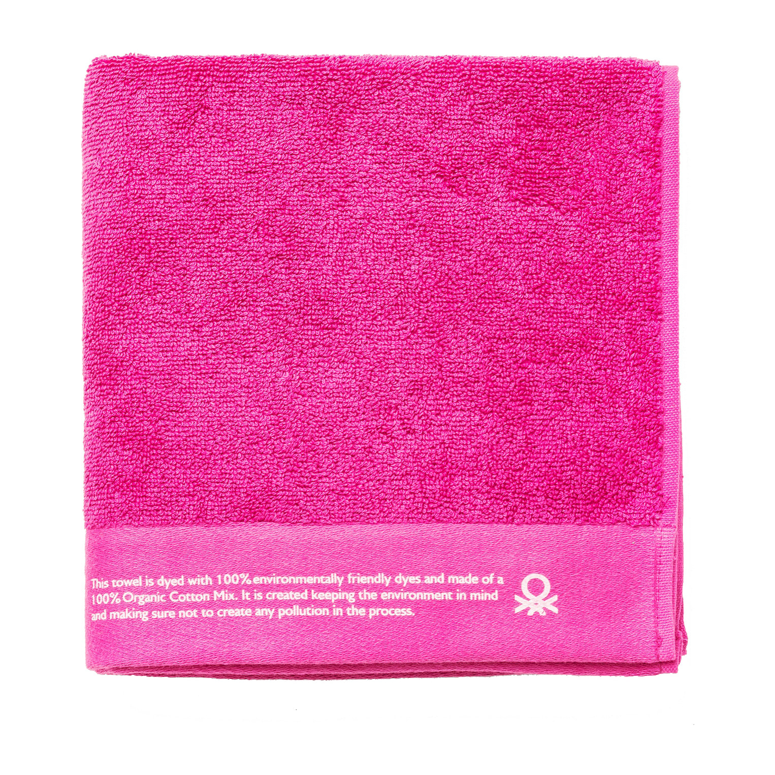 Toalla 70x140cm algodón orgánico 450gsm fucsia be