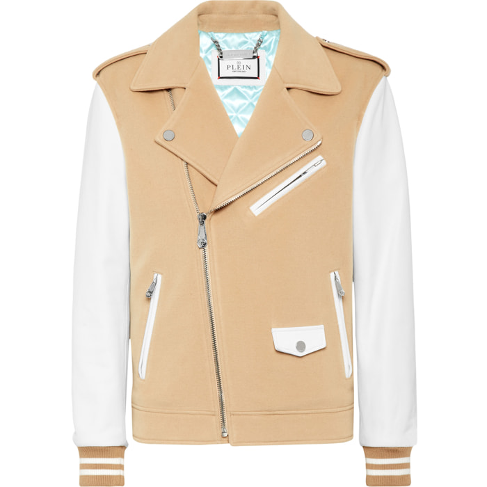 PHILIPP PLEIN Leather Biker