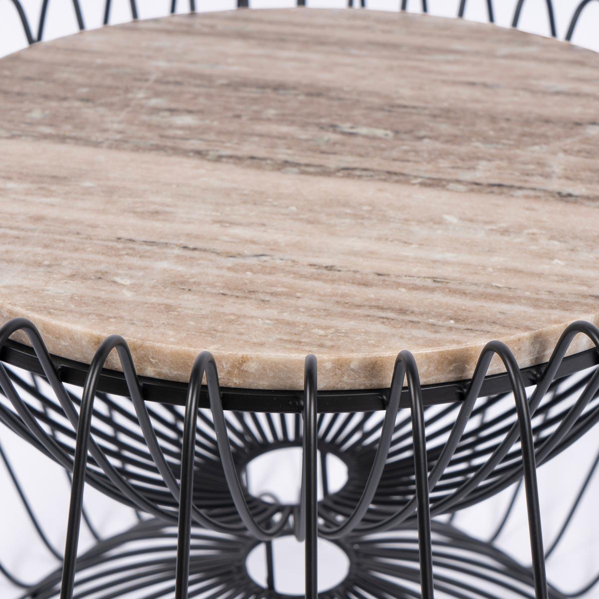 Table basse JACO Fait à la main en Marbre