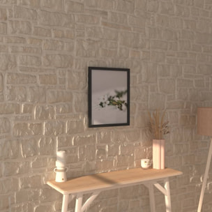 Cadre photo "Mae" en bois 40x50cm noir