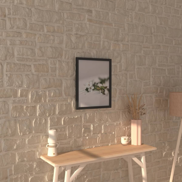 Cadre photo "Mae" en bois 40x50cm noir