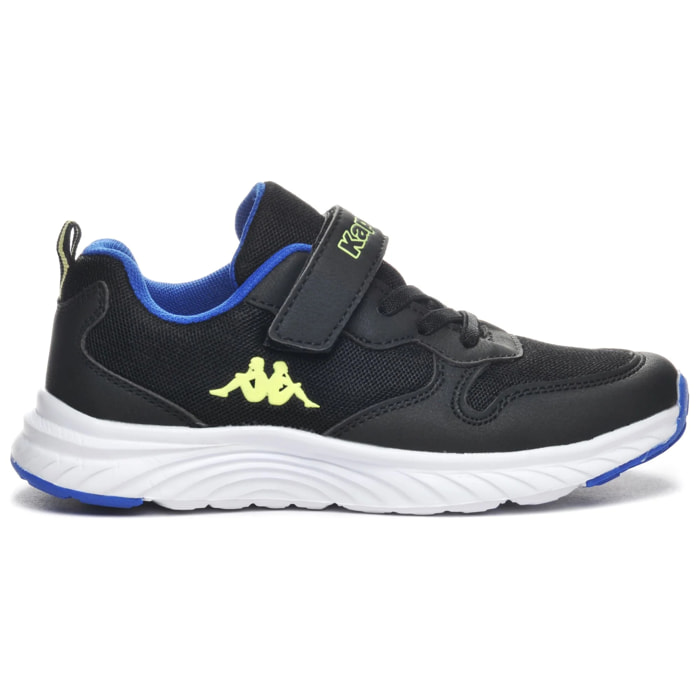 Kappa - Sneakers Niño/Niña Negro - Logo Delvis Ev Kid