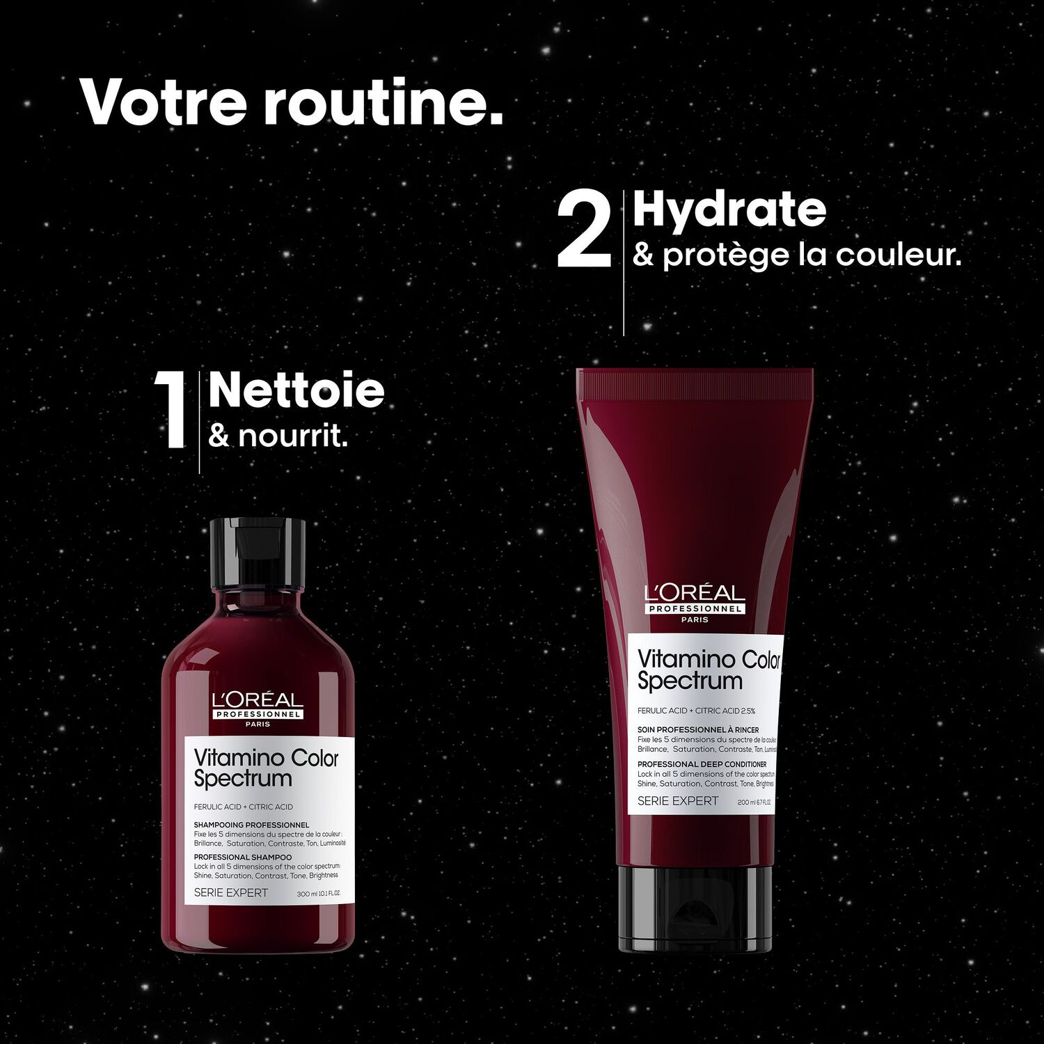 Vitamino Color Spectrum - Coffret Shampooing 300 ml + Soin à Rincer 200 ml