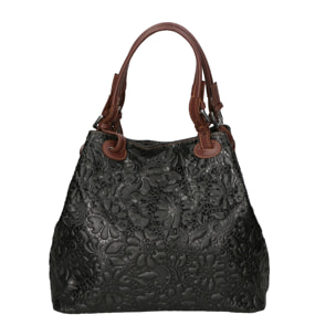 Borsa a mano da Donna Elenia in Vera Pelle Made in Italy 29x33x16 cm