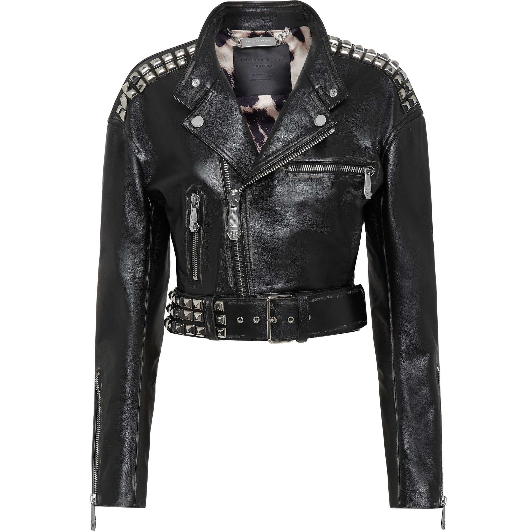 PHILIPP PLEIN Chaqueta de cuero