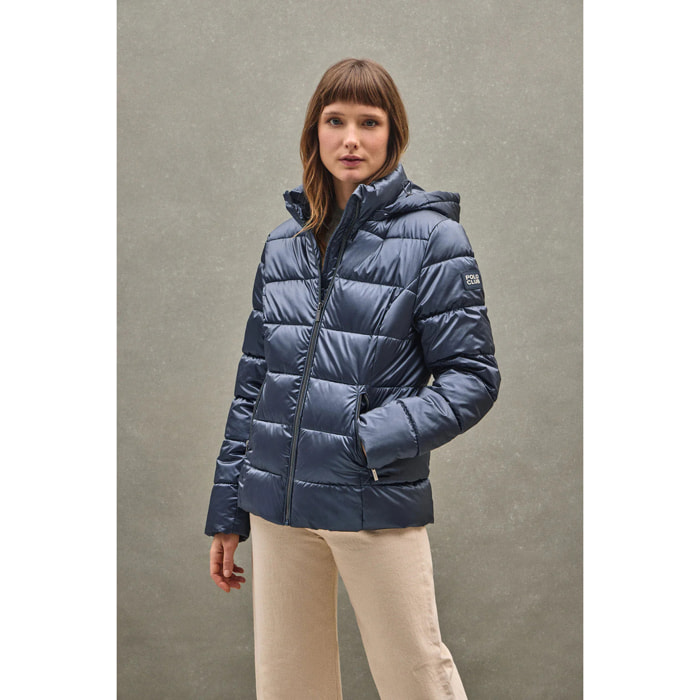 Chaqueta Silvon azul con logo Polo Club