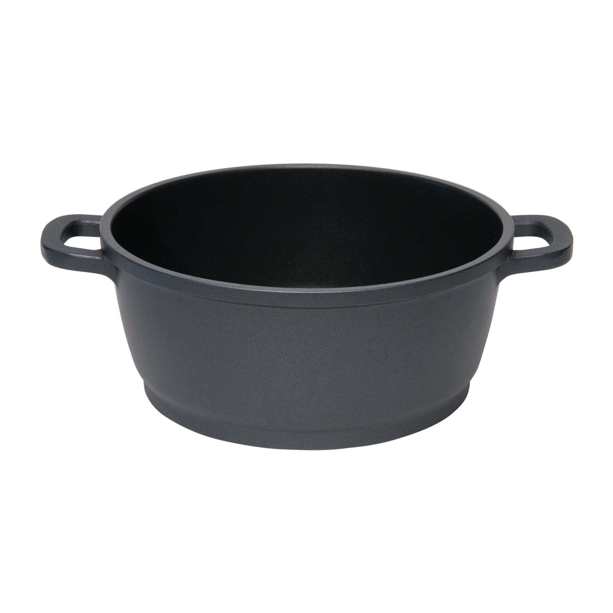 Casserole 20 cm avec poignées Excelsa – Soul Cook, Aluminium Noir
