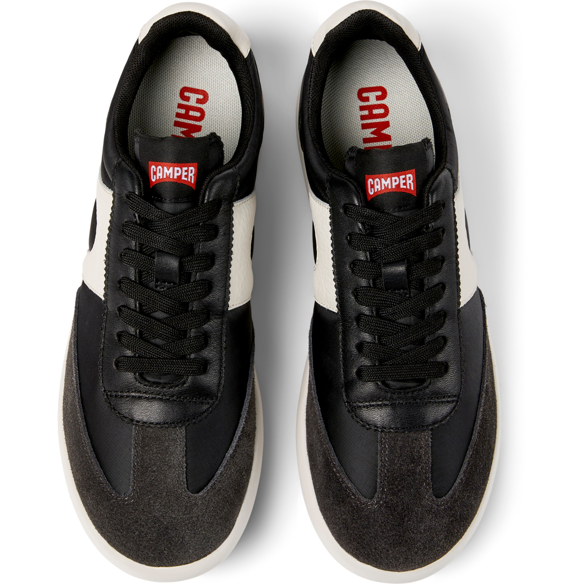 Zapatillas - CAMPER Pelotas XLF - Negro - Textil técnico (poliéster reciclado) / cuero