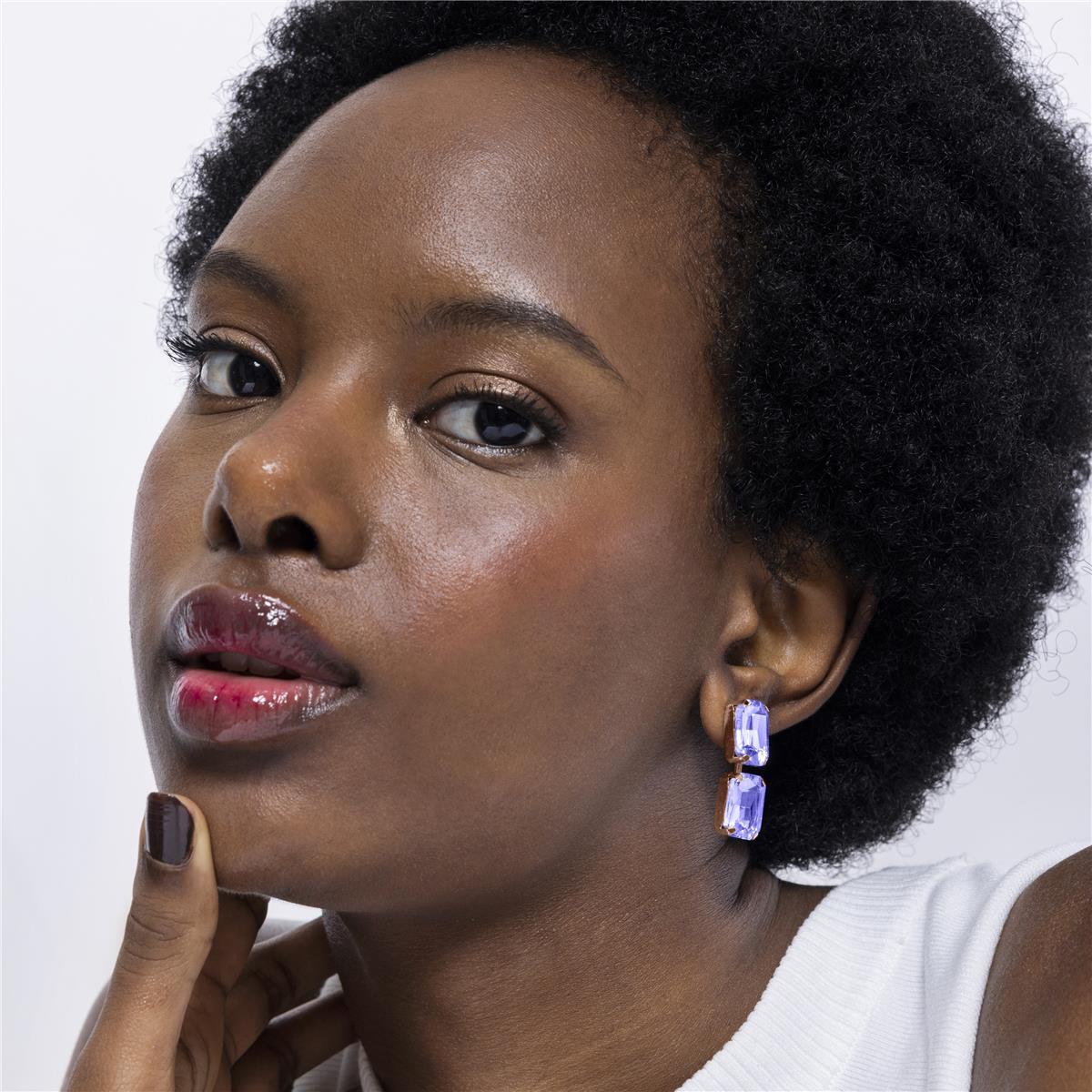 Pendientes Lux by Lux acabadoss en oro amarillo 18k