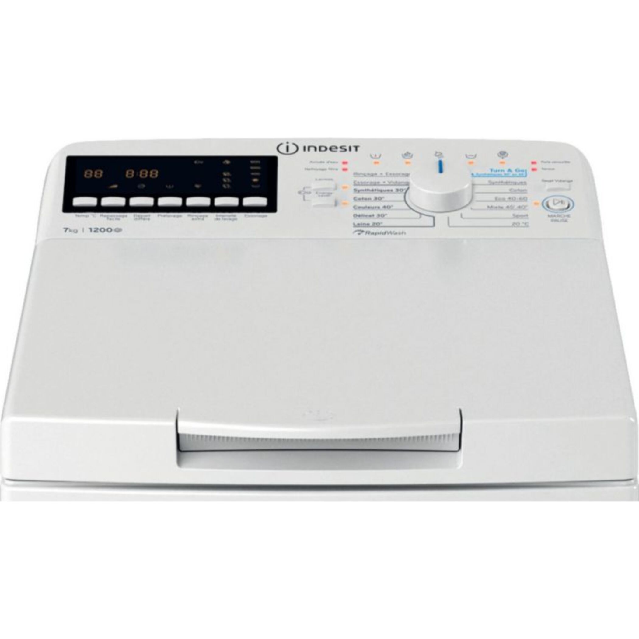 Lave linge top INDESIT BTWB7251FR